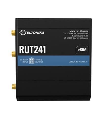 Teltonika RUT241 E-SIM Endüstriyel Routerlar