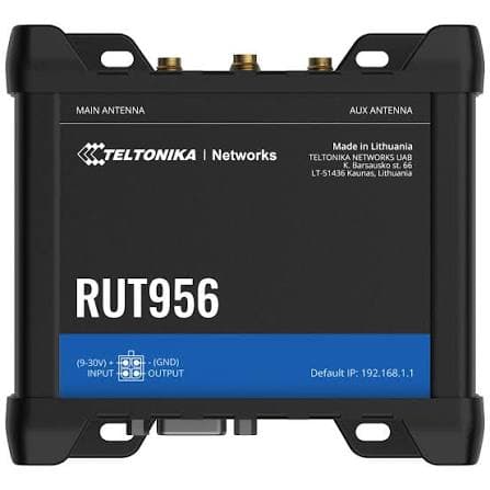 Teltonika RUT956 Seri Portlu Endüstriyel 4G LTE Router